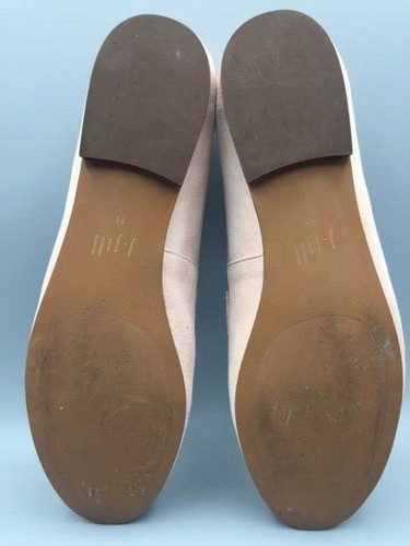 J. Jill Women's 11M Pink Slip On Penny Loafers Suede Moccasins Shoes Easter Cute - Picture 6 of 9