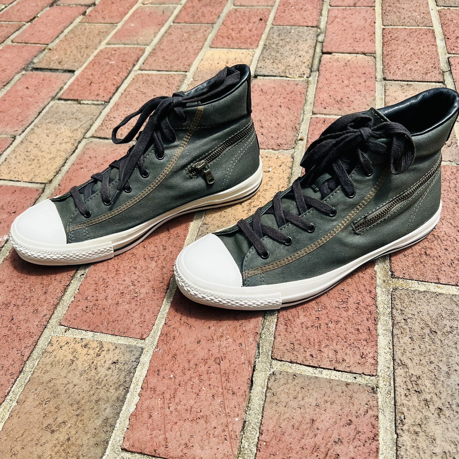 Converse X John Varvatos Chuck Taylor Shoes Sneakers Zipper Mens