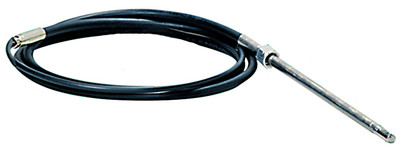 Boat Steering Engine CABLE 17FT (5.18 metre)  Boat Steering Engine CABLE 17FT (5.18 metre) Boat Steering cables are quick connect steering cables with stainless steel ends which enable the cable to be attached directly attached to the tilt tube on all popular brands of Outboard engines. (735850571218)