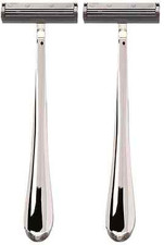 Colonel Ichabod Conk Chrome Double Track Razor 2 Pack