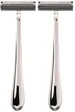 Colonel Ichabod Conk Chrome Double Track Razor (2 Pack)