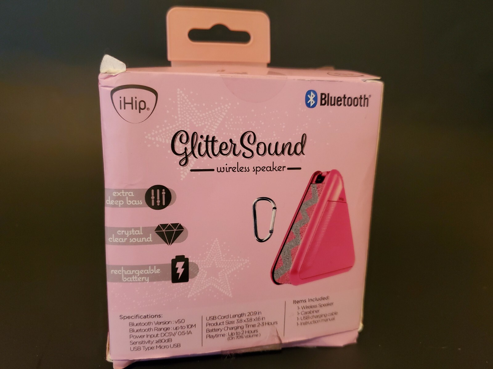 ihip glitter lamp speakers