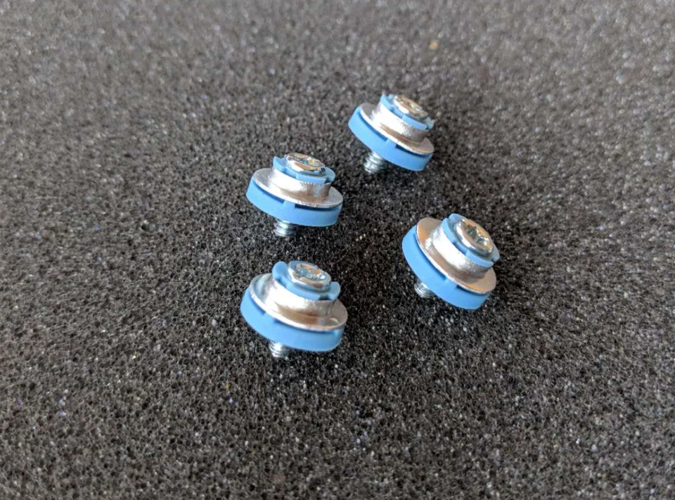 Lot of New OEM 8 Blue Hard Drive Mounting Screws HP 7800 7900 8000 8100 8200 R2 - Image 3 of 4