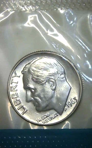 1963-P 10C Roosevelt Dime BU M/S 90% Silver (I choose) lat