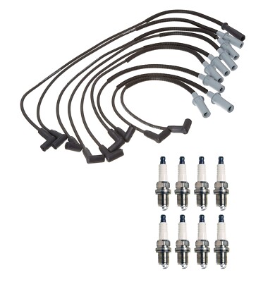 Denso Wire Set 7mm & 8 U-Groove Spark Plug 0.044 Kit For Dodge 5.2L 5.9L V8
