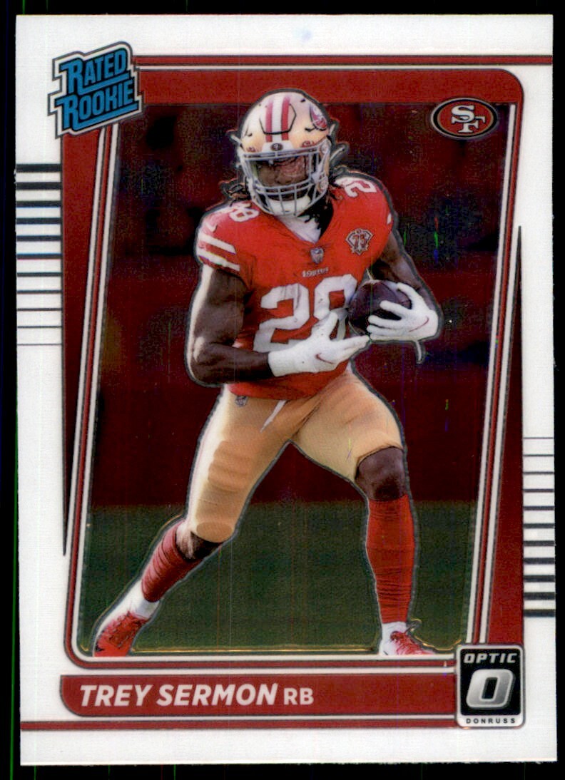 2021 Donruss Optic Trey Sermon Rookie San Francisco 49ers #224