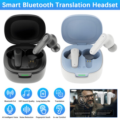 144 Languages Translator Earbuds Real Time Translation Earphones Smart Voice