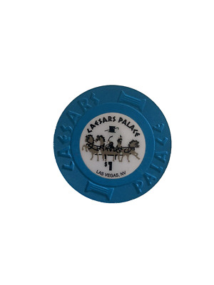 Caesars Palace * $1 Poker Chip / Jeton * 2020 * Small Inlay * Las Vegas * Casino