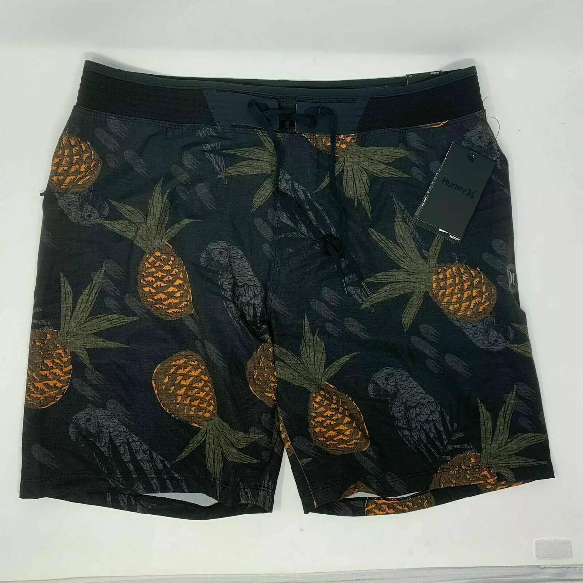 Hurley Phantom HW 3.0 Pineapple Shorts Black Board Shorts 29 AJ9721 010
