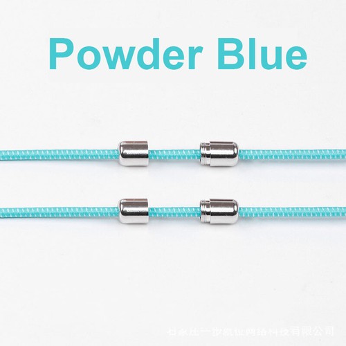Lazy No Tie Elastic Round Shoelace Shoe Laces Shoestrings Sneakers Shoelaces - Picture 23 of 29