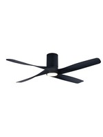 Energiespar Deckenventilator Led & Fernbedienung Riviera Schwarz Dc Ventilator