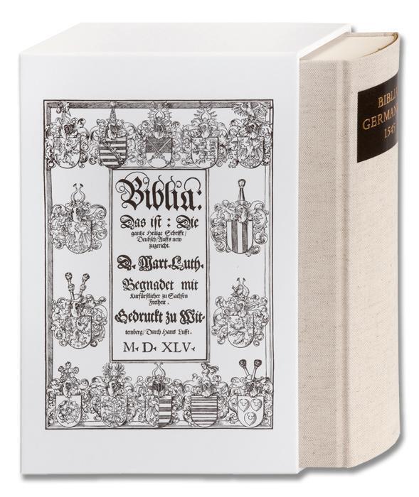 Biblia Germanica Luther-Übersetzung 1545. Ausgabe letzter Hand. Mit Apokryphen