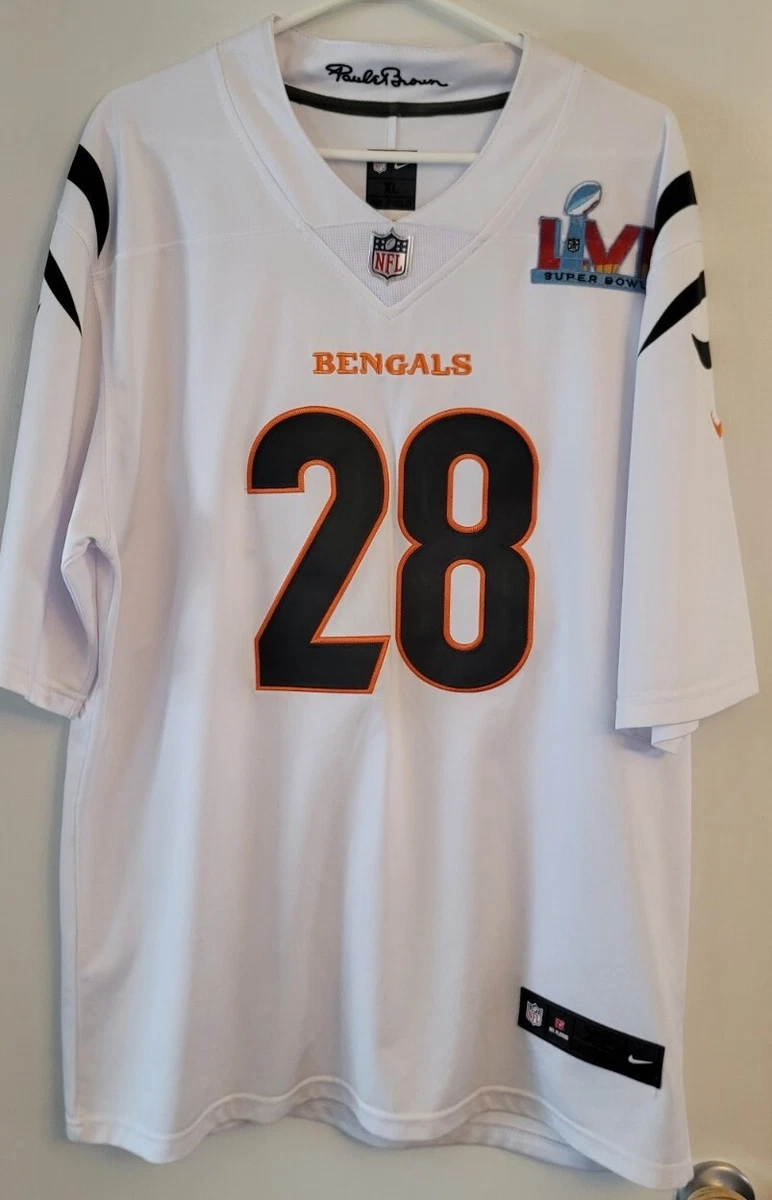 bengals white jersey 2022