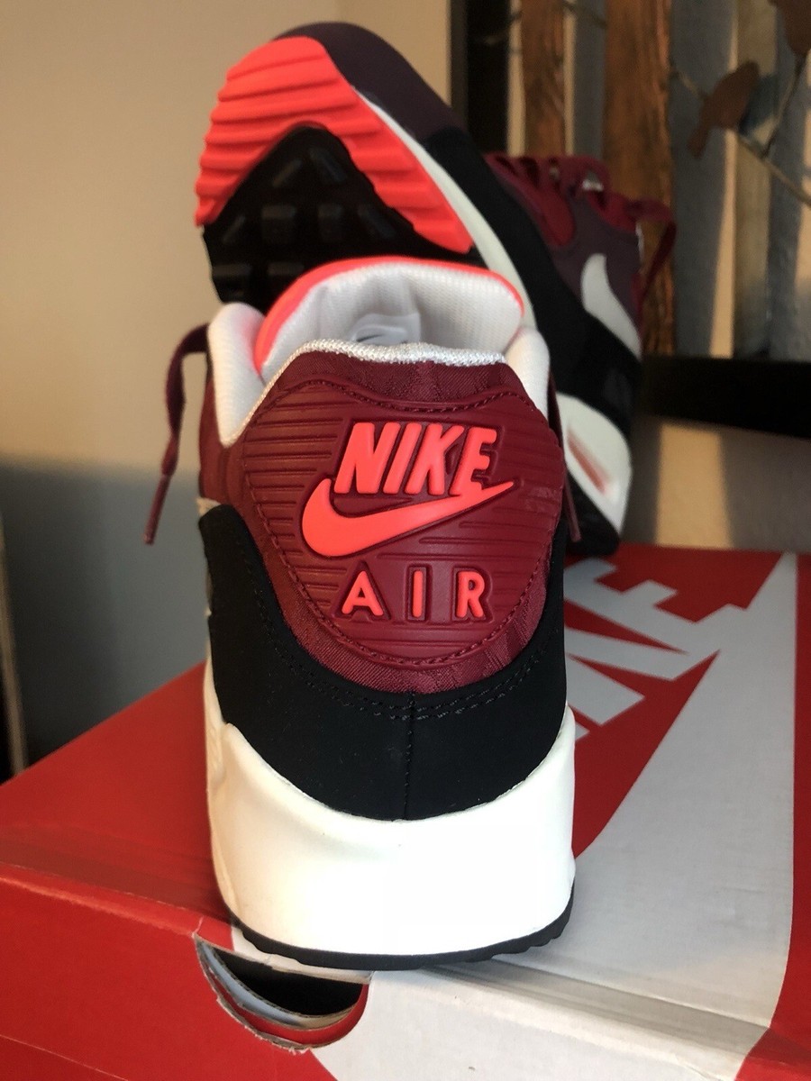 NIKE Air Max 90 PREMIUM Team Red Mortar Velvet Camo Cake  display picture 3