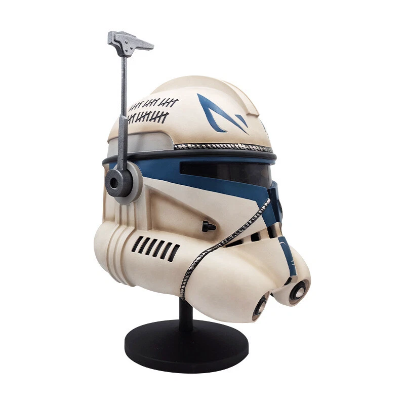 Star Wars:The Clone Wars Captain Rex Helmet Resin Cosplay Props w/PVC Eye Mask - Image 3 of 4