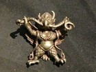 Fine Tibetan Silver Hand Made *Hawk God Bring Snake* Pendant MM029