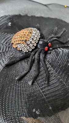 Gray Beret with Black Sequin and Mesh Detail YeeHeen Women Bling Beret Hats Sparkly Sequin Glitter Beanie  main image 2