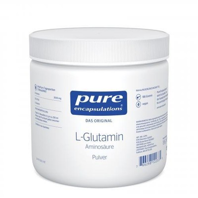 2x PURE ENCAPSULATIONS L-Glutamin Pulver 186 G