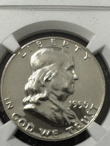 1959 Franklin Half Dollar, NGC PF67, Free shipping
