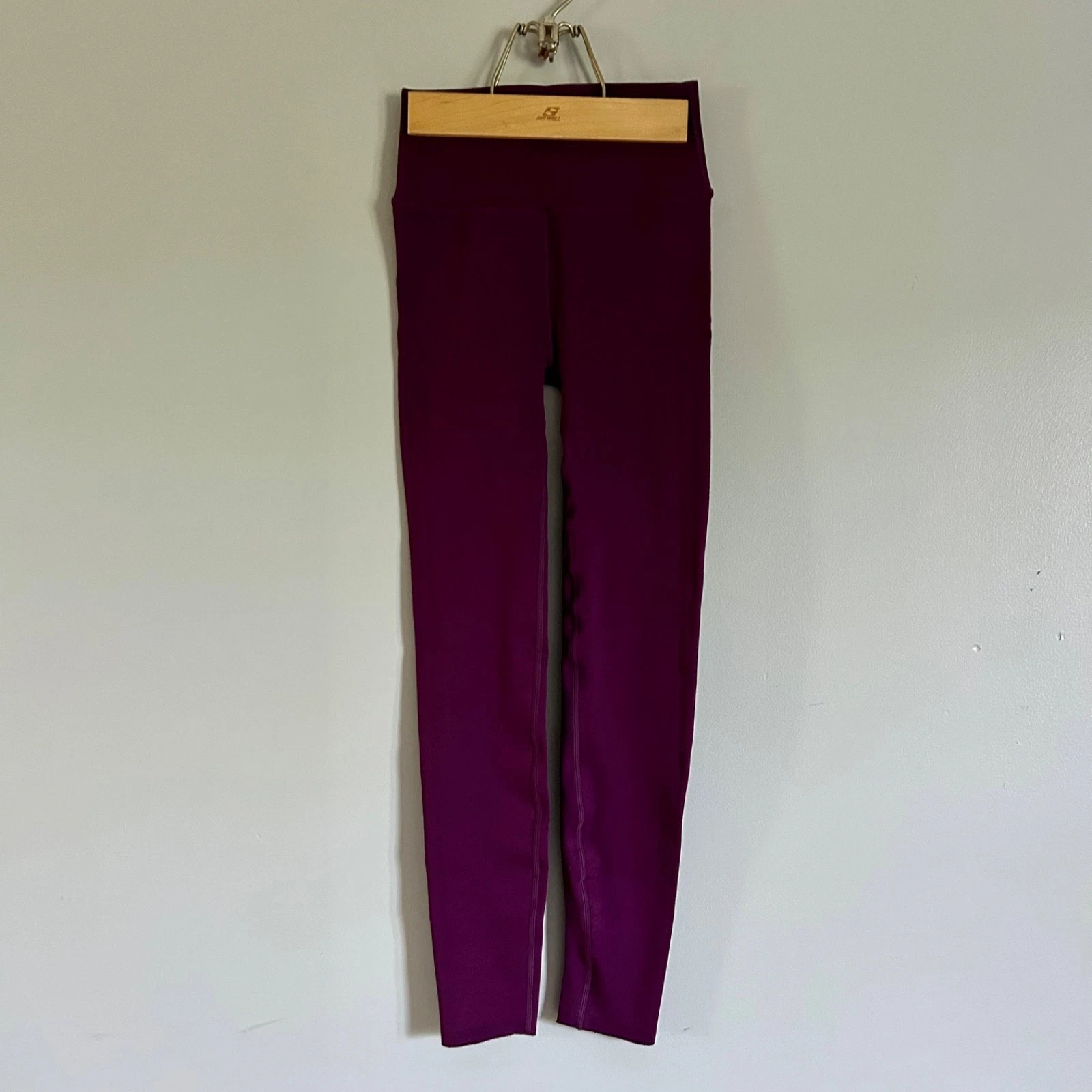 Fabletics Scuptknit Highwaisted Legging Compression Medium 8 Dark Eggplant New