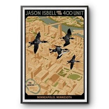 Jason Isbell and The 400 Unit Minneapolis 2026 Concert Poster Print