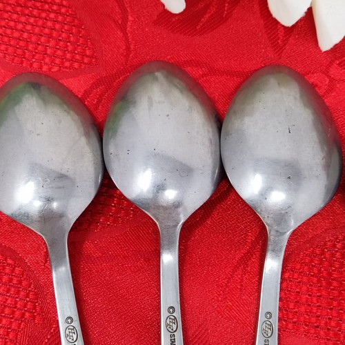 6X Tbsp Hanford Forge Mystique Stainless Japan Silverware Set 6 Tablespoons - Picture 9 of 11