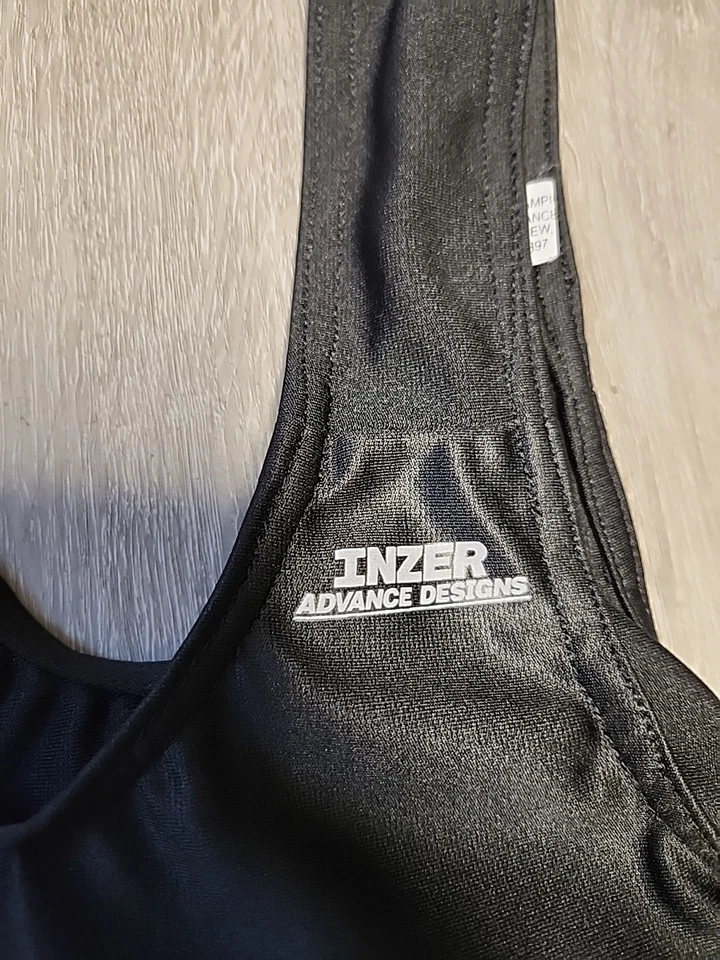 Inzer Advance Designs Logo Black Lifting Suit Bibs Mens 46 - Image 4 of 4
