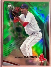 2017 Bowman Prospects Green #BP6 Roniel Raudes Boston Red Sox 89 /99 MLB