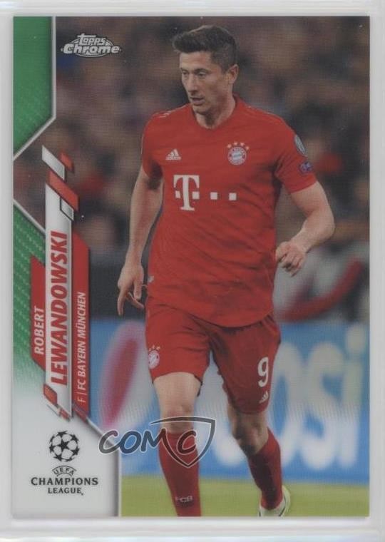 2019-20 Topps Chrome UCL Green Refractor /99 Robert Lewandowski #73