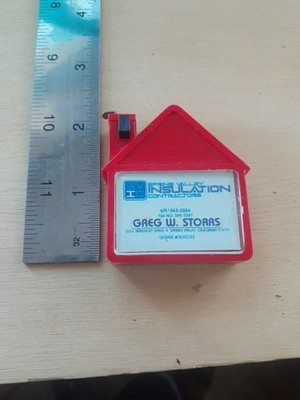Vintage Advertising Contractor/Architectural Measuring Tape  1/4'' & 1/8'' Scale.