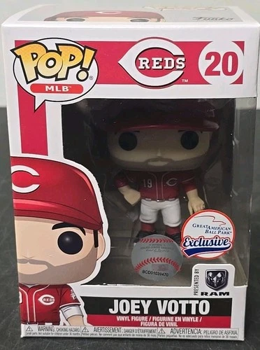 Cincinnati Reds Joey Votto Funko Pop MLB #20 Ballpark Exclusive, NEW