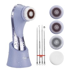 Facial Cleansing Brush Face Scrubber Exfoliator Rechargeable IPX7 Waterproof ...