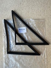 Ford Escort Mk1 Front Quarter Light / Glass Pair Seals 4 Door NEW BURTON RUBB143