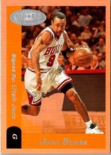 2000 Hoops Hot Prospects John Starks #76 Utah Jazz Basketball Card