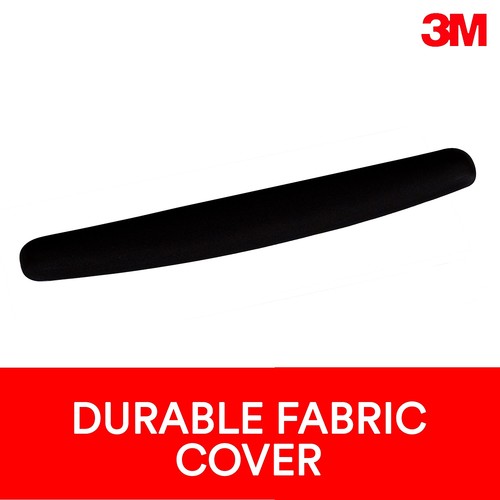 3M Antimicrobial Foam Keyboard Wrist Rest Nonskid Base Black WR209MB - Picture 4 of 9