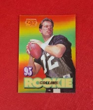 1995 Sportflix #122 Kerry Collins Carolina Panthers Rookie NFL Card NM-MT+