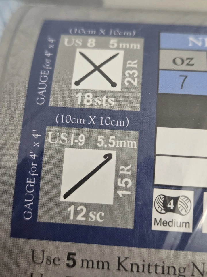 Lot 3 I Love This Yarn Super Soft Blue Yarn Knitting Acrylic 7oz x3 Skeins - Image 3 of 4