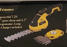 7.2V Cordless Grass Shear & Shrubbery Trimmer Hedge Shears/Grass Cutters