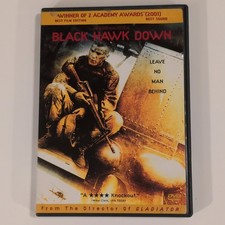 Black Hawk Down DVD 2001 R Hartnett McGregor Sizemore Bana Fitchner