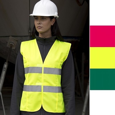 Result Women's Enhanced Visibility Fitted Tabard R334F Damen Weste NEU