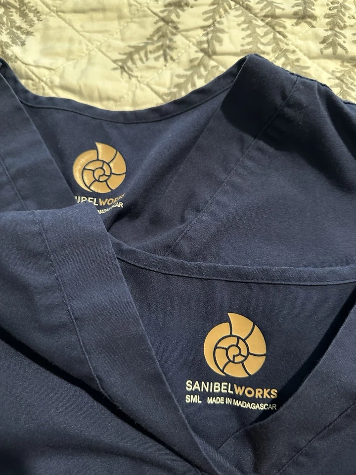 Juego Exfoliante Sanibel Works Azul Unisex Ajuste Moderno, Talla S Foto 2 de 4