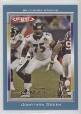 2006 Topps Total Total Blue Jonathan Ogden #206 HOF 0r5