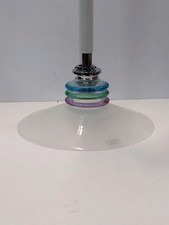 Lampadario  a Sospensione Piatto - Vetro di Murano - 1980 Vintage
