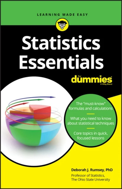 Statistics Essentials For Dummies Rumsey Paperback John Wiley & Sons