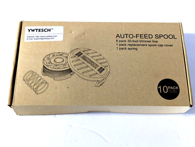 B&D NEW 10 pack YWTESCH String Trimmer AUTO FEED Replacements  w/Springs/Spools