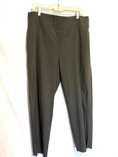 Kirkland Signature Women's Ankle Pant Wrinkle Resistant Olive Color  Size XL