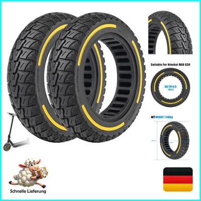 60/70-6,5 Vollgummireifen für Xiaomi & Ninebot   Pannensicher und Anti-Rutsch