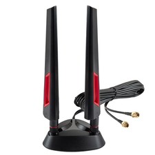 WiFi 6 6E Tri-Band 2.4GHz/5GHz/6E Magnetic Base Antenna for PC Desktop Comput...