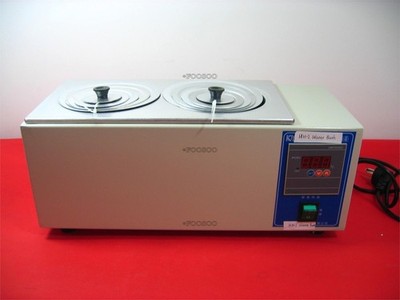 HH-2 Digital Lab Thermostatic Water Bath Two Double Hole Electric Heating New cx