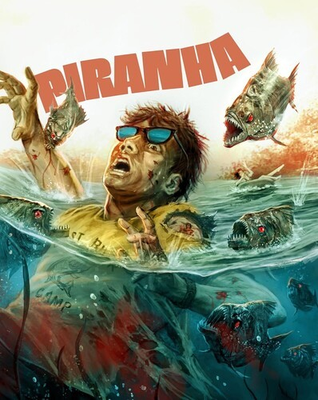 #ad Piranha Steelbook New 4K UHD Blu ray Ltd Ed With Blu Ray 4K Mastering S $35.99